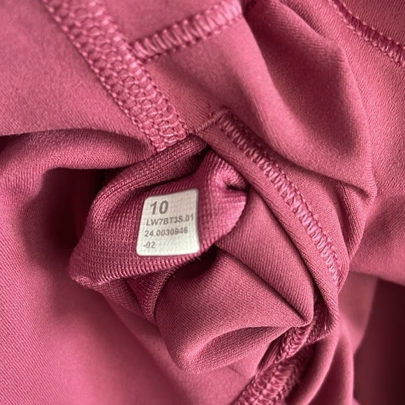 NWT Lululemon Align High-Rise Short 6" Washed Mauve Size 10 - Picture 7 of 10